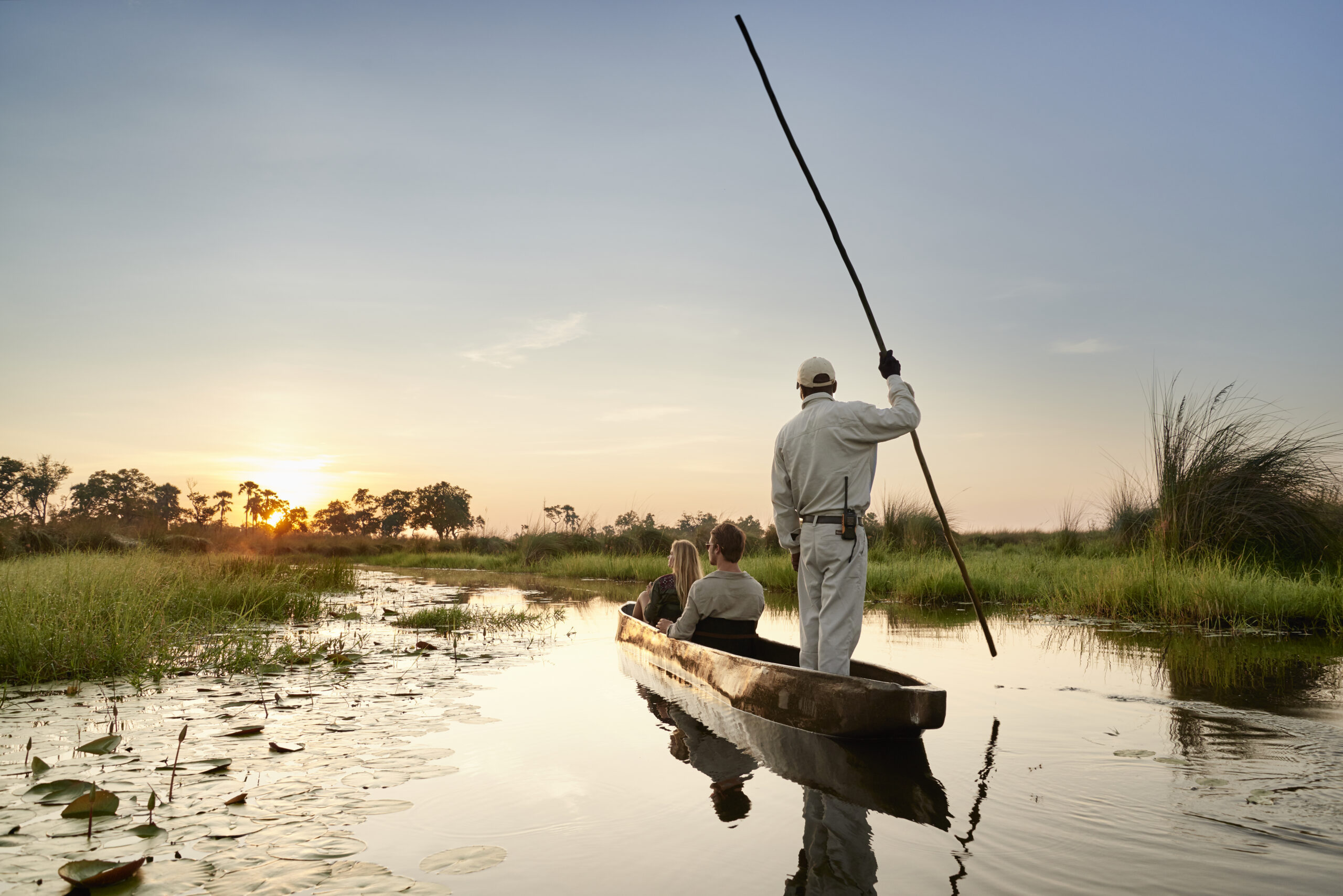 Botswana, Okavango Delta, Sanctuary Baines' Camp, Mokoro Ride